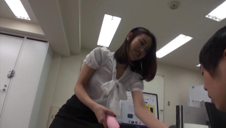 Awesome Luscious Yoshida Hana gets pussy toyed by stud in office - 2