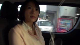 Smooth Awesome Shibuya Kaho removes undies on the bag seat Jerking