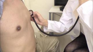 Gay Clinic Awesome Naughty nurse Abe Mikako makes a dude cum on her Hidden