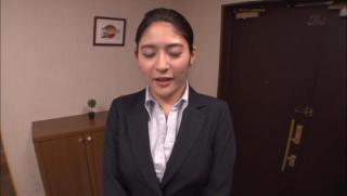 First Awesome Elegant office chick Meguri strips to suck a cock and to enjoy titfuck Young