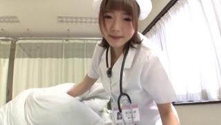 CumSluts Awesome Alluring Japanese nurse bounces on cock like a crazy cowgirl Pierced