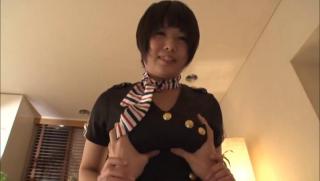 Anime Awesome Brunette Japanese teen in bikini blows and rides her boyfriend's cock CameraBoys