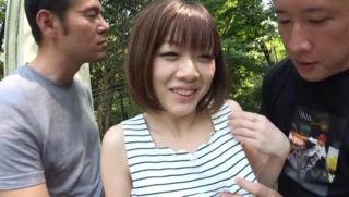 Brother Sister  Awesome Moriho Sana finds plenty of sexual fun outdoors in a mmf action Dance - 1