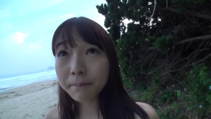 PervClips  Awesome Skinny Japanese teen Suzukawa Ayane gives some oral outdoors Femdom Clips - 1
