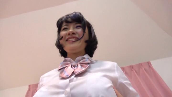 Awesome Tokyo schoolgirl gets her bushy pussy banged severely - 1