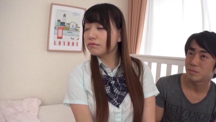 Awesome Japanese schoolgirl Amano Miyuu kearns to deal with a cock - 1