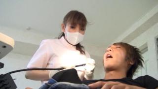 21Naturals Awesome Charming Tokyo dentist bounces on her patient's dong Gay Blowjob
