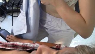 GayMaleTube Awesome Shameless Japanese nurse deepthroats and ride her patient's dick Stepbro
