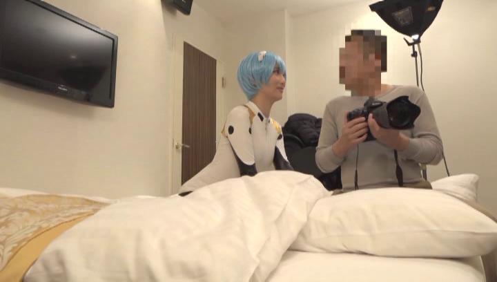 Best Blowjobs Ever Awesome Cosplay sex lover Kurata Mao fucks with two dudes in a POV vid Nalgas