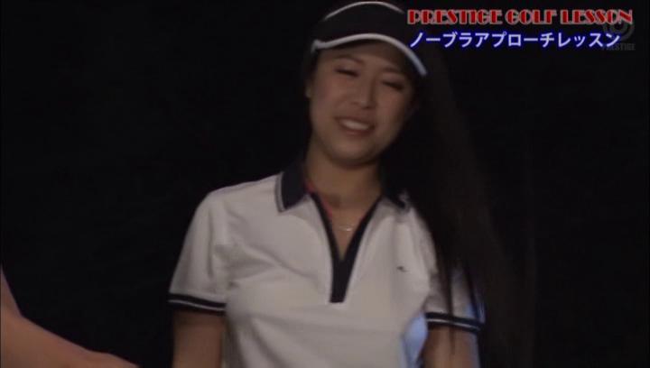 Awesome Asian golf playing girl gets toyed by a horny amateur guy - 1