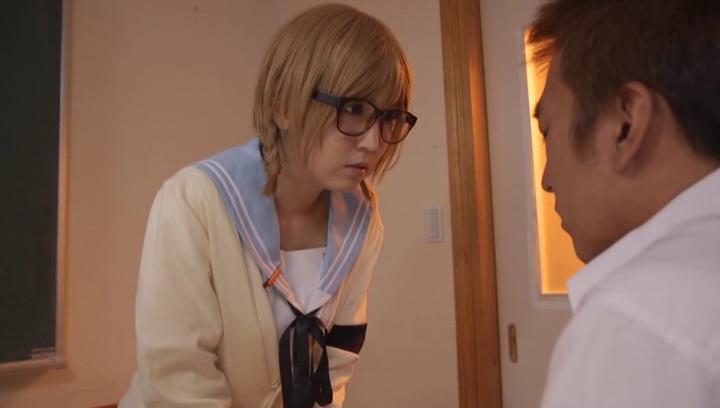 Transvestite  Awesome Alluring schoolgirl Sakura Kizuna teasing cock of her classmate Big Black Dick - 1