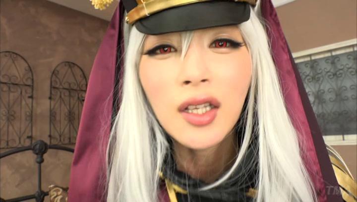 Awesome Hakii Haruka takes large cock during naughty cosplay - 1