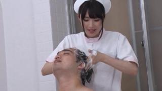 Ladyboy Awesome Asian nurse sucks and fucks with horny patient imageweb