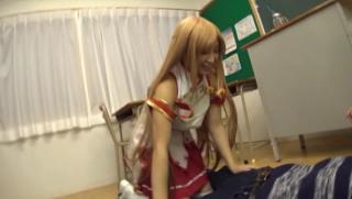 Best Blowjobs Ever Awesome Solo Japanese in sexy costume, insane masturbation Round Ass