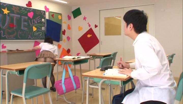 Awesome Classroom Japanese porn with sweet Kanae Ruka - 2