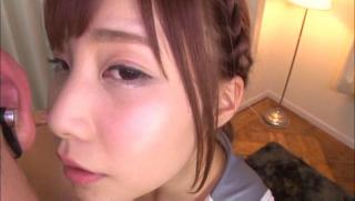 France  Awesome Skilled AV model Rui Hasegawa satisfying her guy orally in POV Peeing - 1