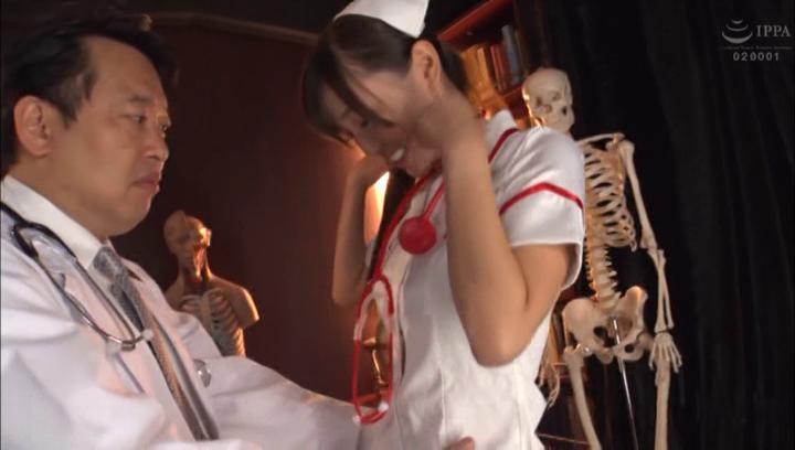 Awesome Nurse in stockings is giving blowjobs - 1