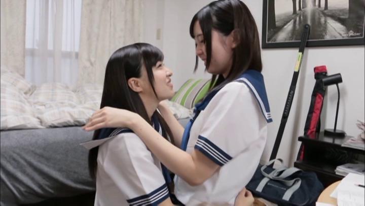 Awesome Sensual schoolgirls in scenes of raw lezzie romance - 2
