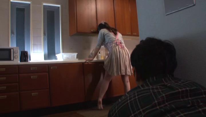 Awesome Japanese housewife had hardcore sex - 1