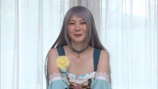 Hentai Awesome Babe with silver hair got cum on tits Amatuer Sex