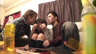 Missionary Awesome Akitsuki Reina is having a threesome Colombian