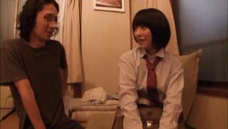 Longhair Awesome Abeno Miku is a naughty schoolgirl...