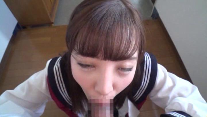 Awesome Schoolgirl has mastered a deep blowjob - 2