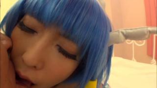 Fetiche Awesome Nice teen with blue hair got a creampie...
