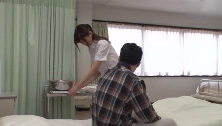 Freak Awesome Hot Tokyo nurse is playng with a dick iWank