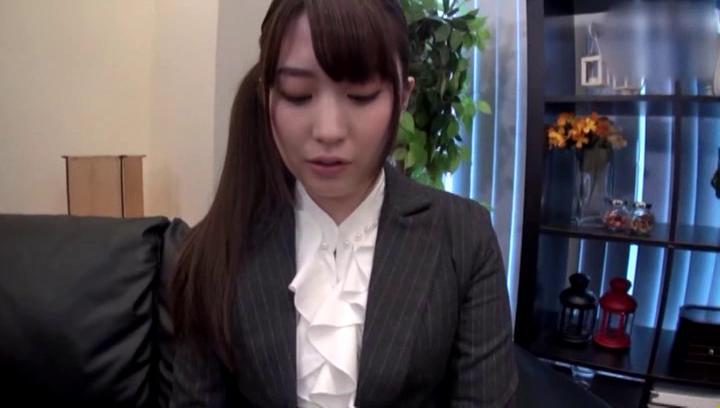 Amateurs  Awesome Japanese lady in office suit got fucked Kissing - 1