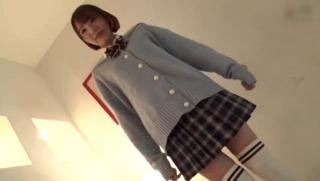 Pussy Lick Awesome Japanese schoolgirl is wearing lingerie Private Sex