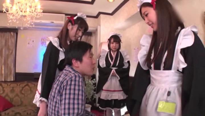 BaDoinkVR  Awesome Delightful maids had a handjob training Hentai3D - 1