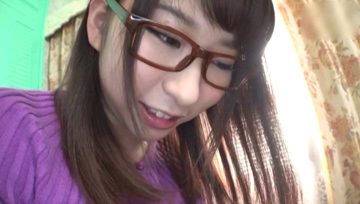 Pornorama  Awesome Girl with glasses is good at tit fuck Cfnm - 1