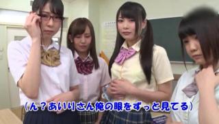 Ball Licking Awesome POV fuck for hot Japanese schoolgirls Throat Fuck