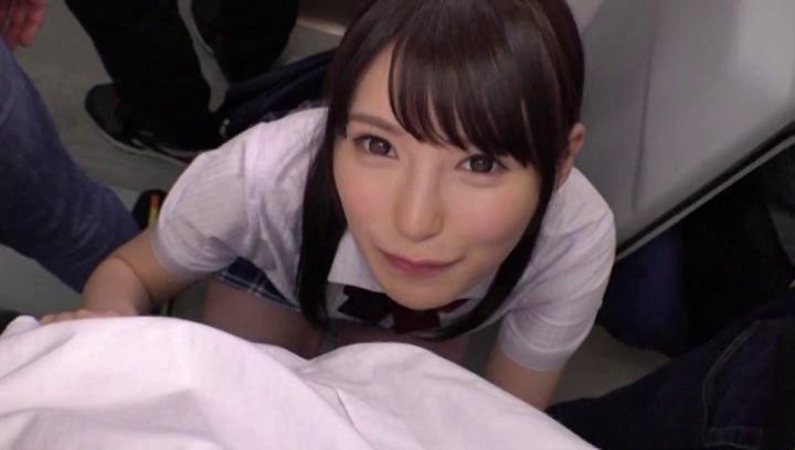Off  Awesome Hakii Haruka got some fresh cum in mouth Body - 2
