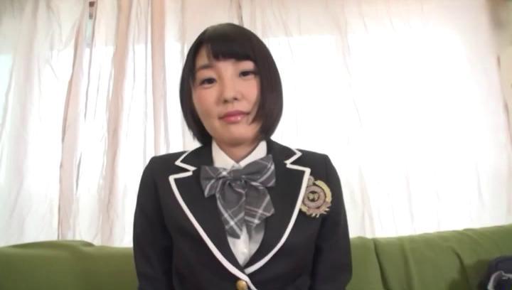 Webcamshow  Awesome Naughty schoolgirl Hitomi Kanami shows ass upskirt gets pussy fingered JockerTube - 1