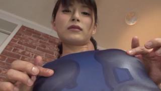 Cum On Ass Awesome Hakii Haruka in a wet swimsuit enjoys...