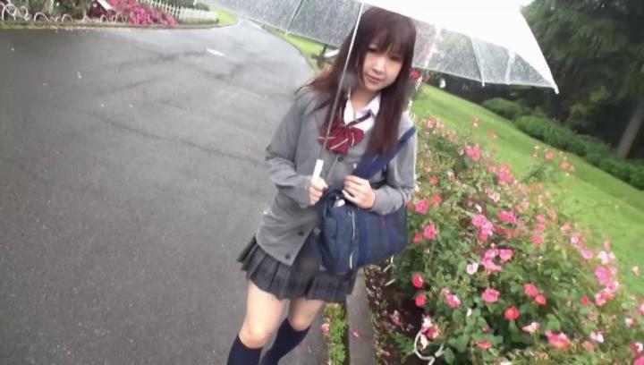 Awesome Adorable schoolgirl is into a foursome - 2