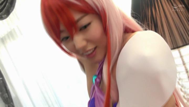 Calle Awesome Redhead beauty Hamasaki Mao enjoys cosplaying in sex Girlsfucking