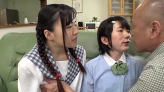 Sloppy Awesome Sweet schoolgirls having a hot threesome PlayVid