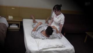 Daring Awesome Amazing Japanese masseuse caught on cam while fucking hard Farting