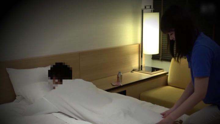 Awesome Cute Japanese masseuse gets fucked during a massage session - 1