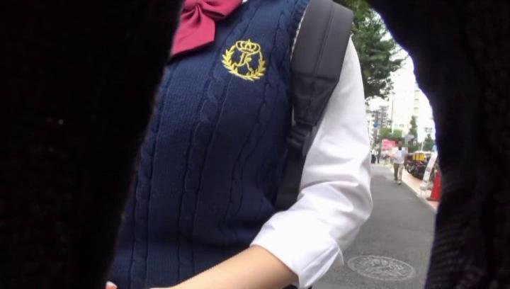 Masseuse Awesome Beautiful Japanese schoolgirl Yasuda Ai enjoying sex with her BF Bear