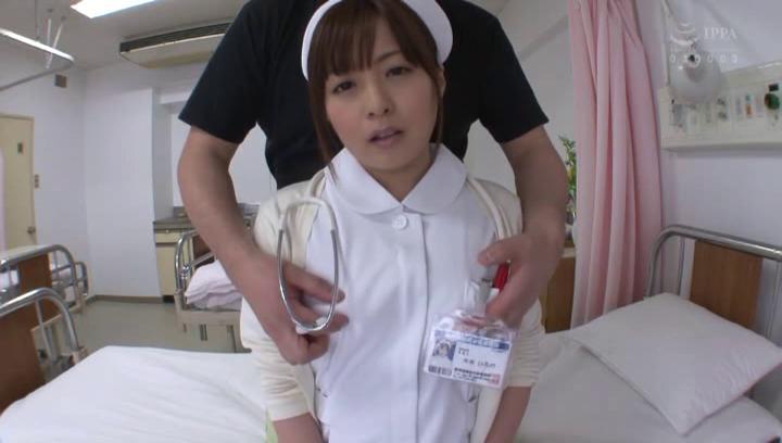 Awesome Cock craving Japanese nurse having a lot of fun with her patient - 1