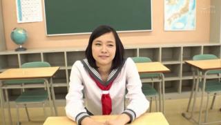 Cumfacial Awesome Japanese AV Model in a school uniform banged in the classroom Uncensored