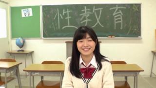 Coed Awesome Japanese schoolgirl turns wild once feeling the cock Face Fuck