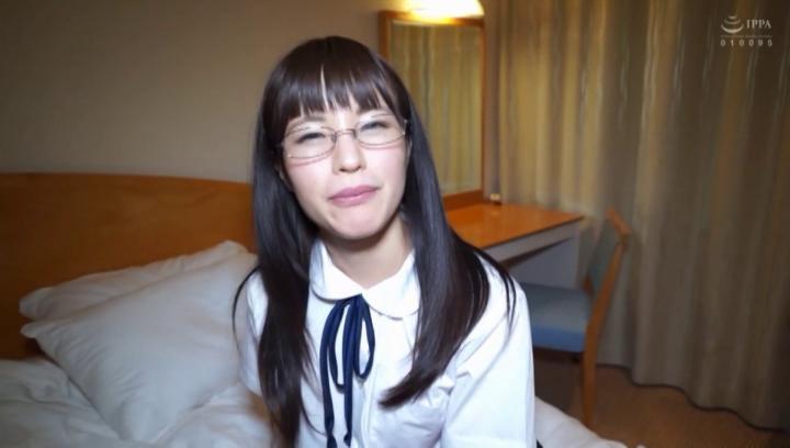 Foot Fetish  Awesome Japanese teen in a uniform Yahiro Mai going naughty Perrito - 1