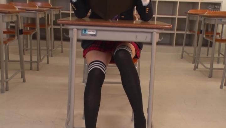 Awesome Teen Japanese babe Katou Momoka fucked in the classroom - 2