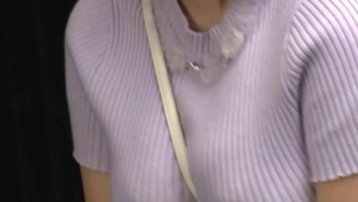 Aunty  Awesome Kawai Asuna got cum on tits after sex Edging - 2