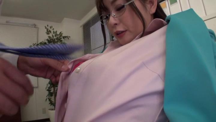 See-Tube  Awesome Aoi Yurika gets intimate at the office with a colleague Bigboobs - 2